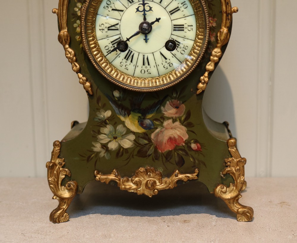 Small French Waisted Mantel Clock View III