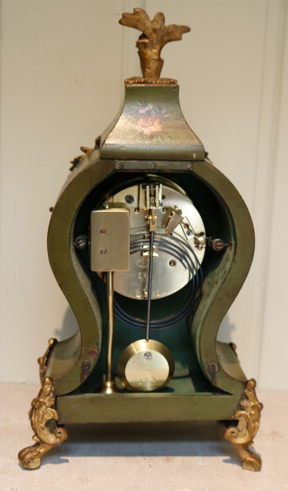 Small French Waisted Mantel Clock View VIII