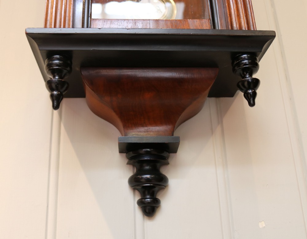 Small Vienna Regulator Style Wall Clock View VI
