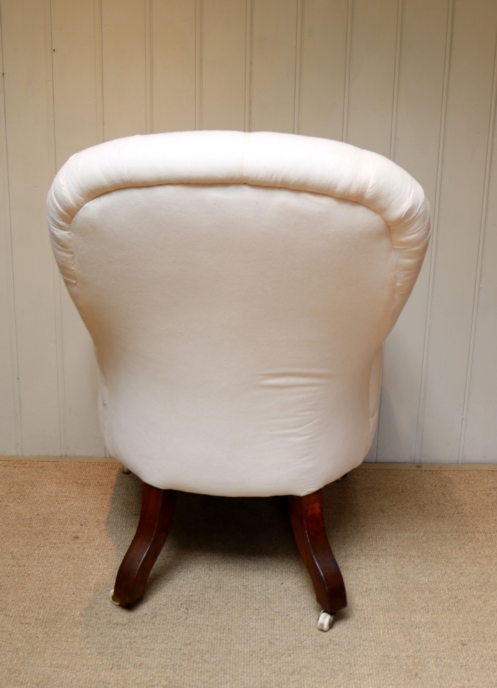 Victorian Rosewood Button Back Armchair View VIII