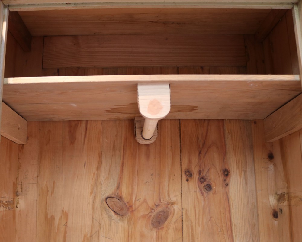 Rustic French Painted Cupboard View V