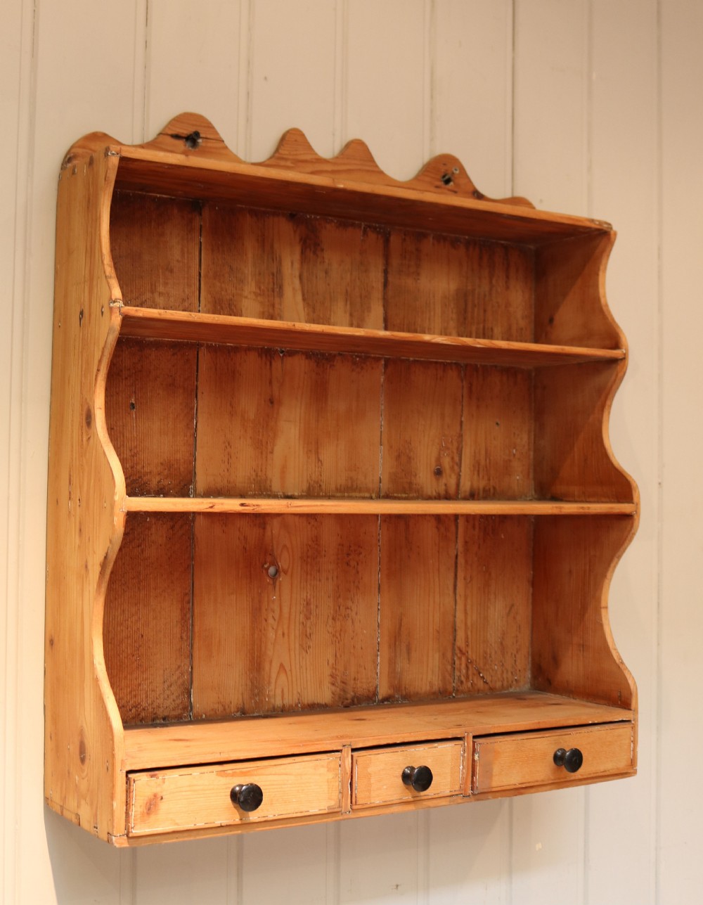 Late 19th Century Rustic Pine Wall Shelves