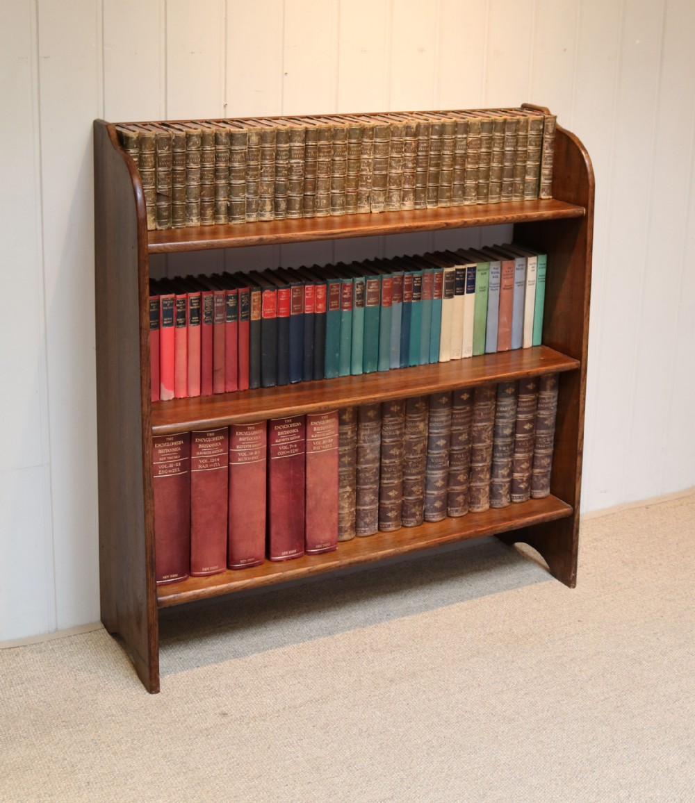 Oak Open Bookshelves