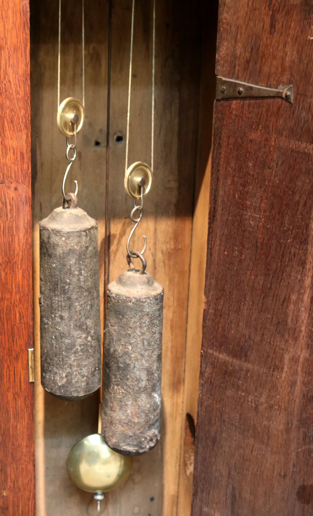 Small Proportioned Solid Oak Longcase Clock View VIII