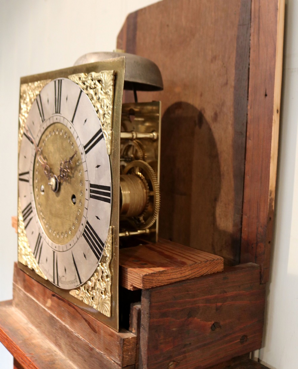 Small Proportioned Solid Oak Longcase Clock View IX