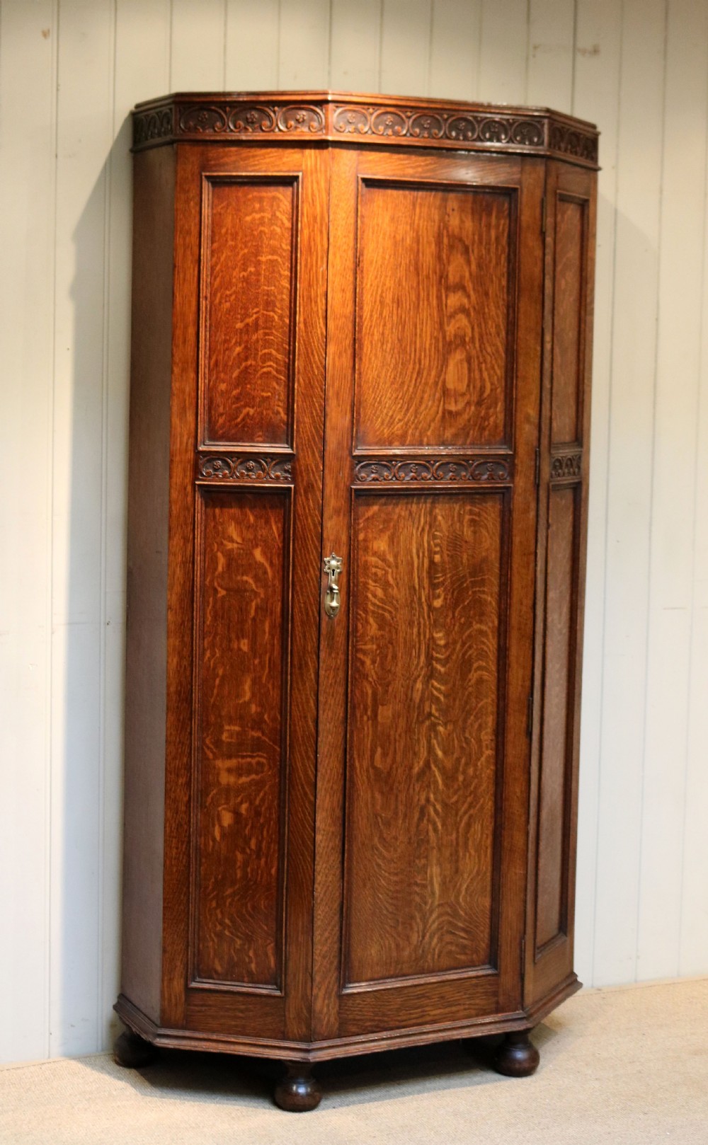 Solid Oak Hall Cupboard View VII