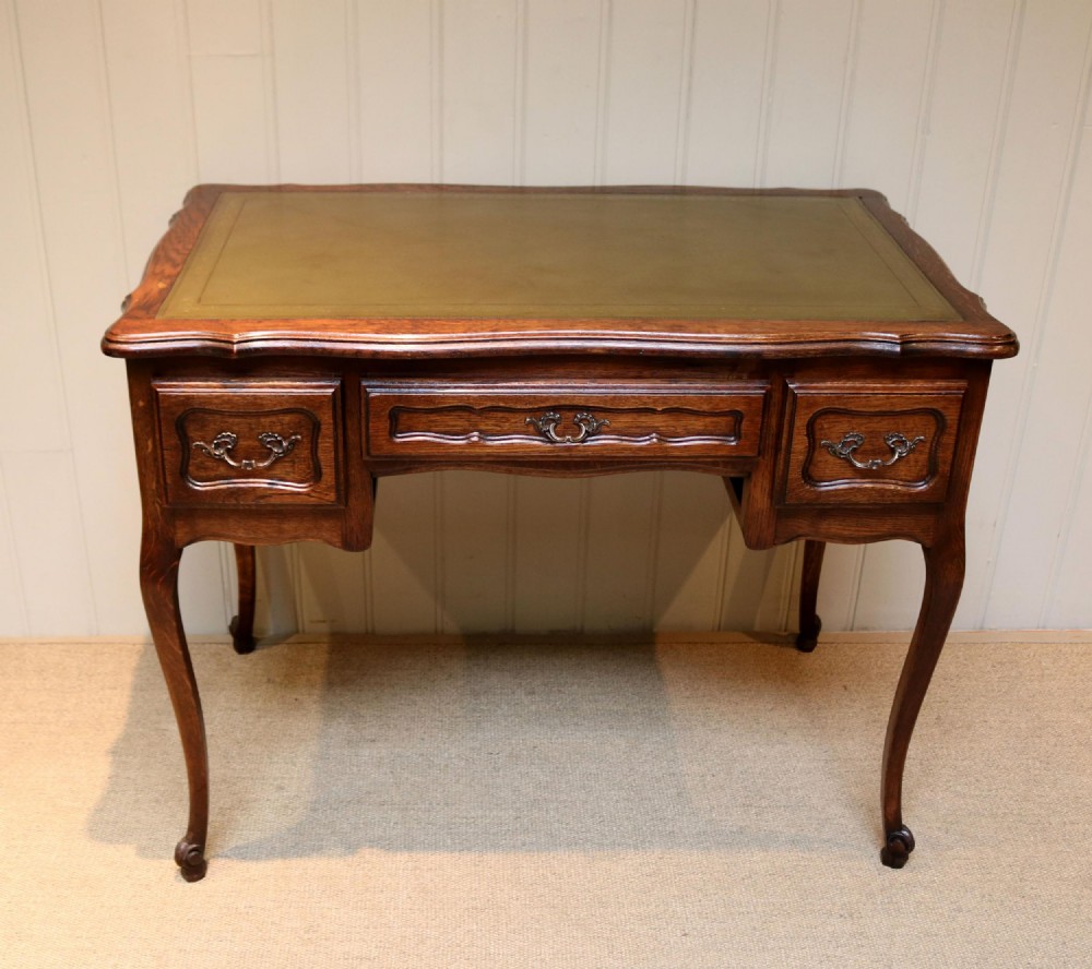 French Oak Writing Desk