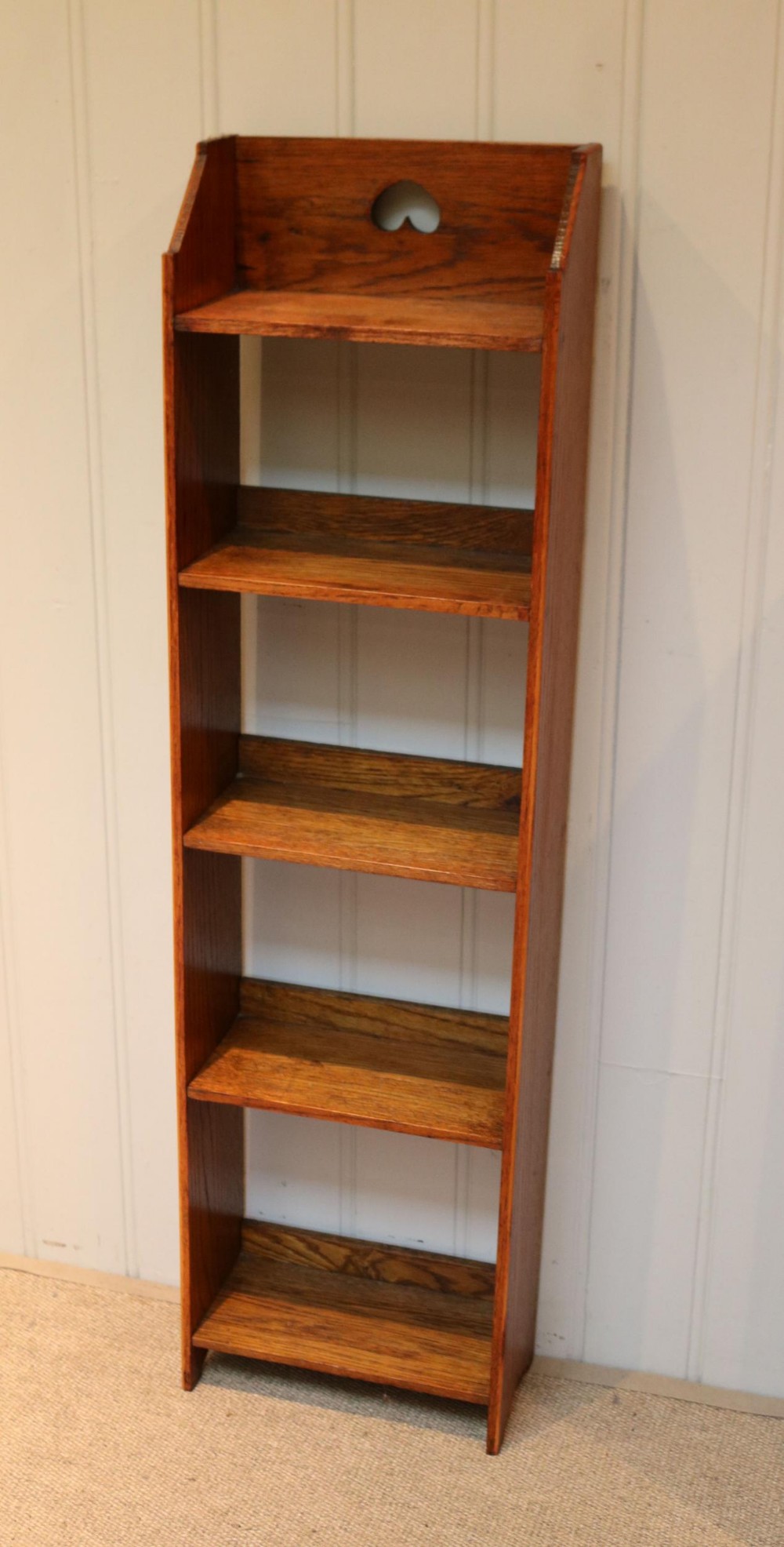 Small Proportioned Arts And Crafts Open Bookcase