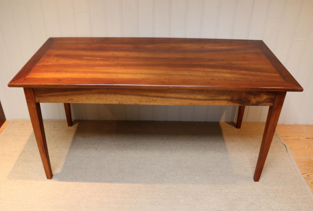 Small Proportioned French Cherry Wood Farmhouse Table