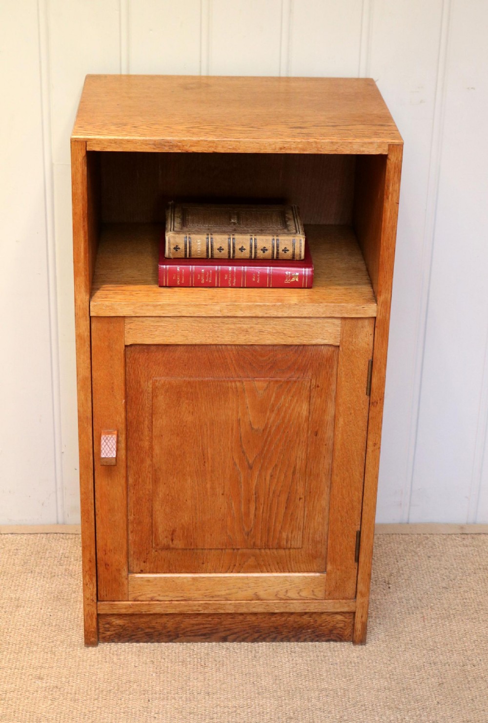 1930s Oak Bedside Cabinet