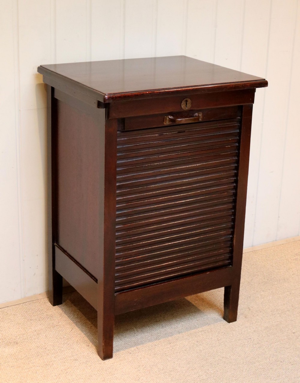 Small Proportioned Mahogany Filing Cabinet