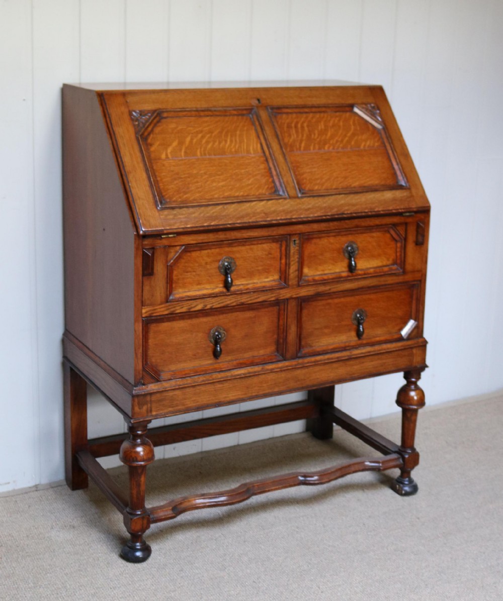 Solid Golden Oak Bureau