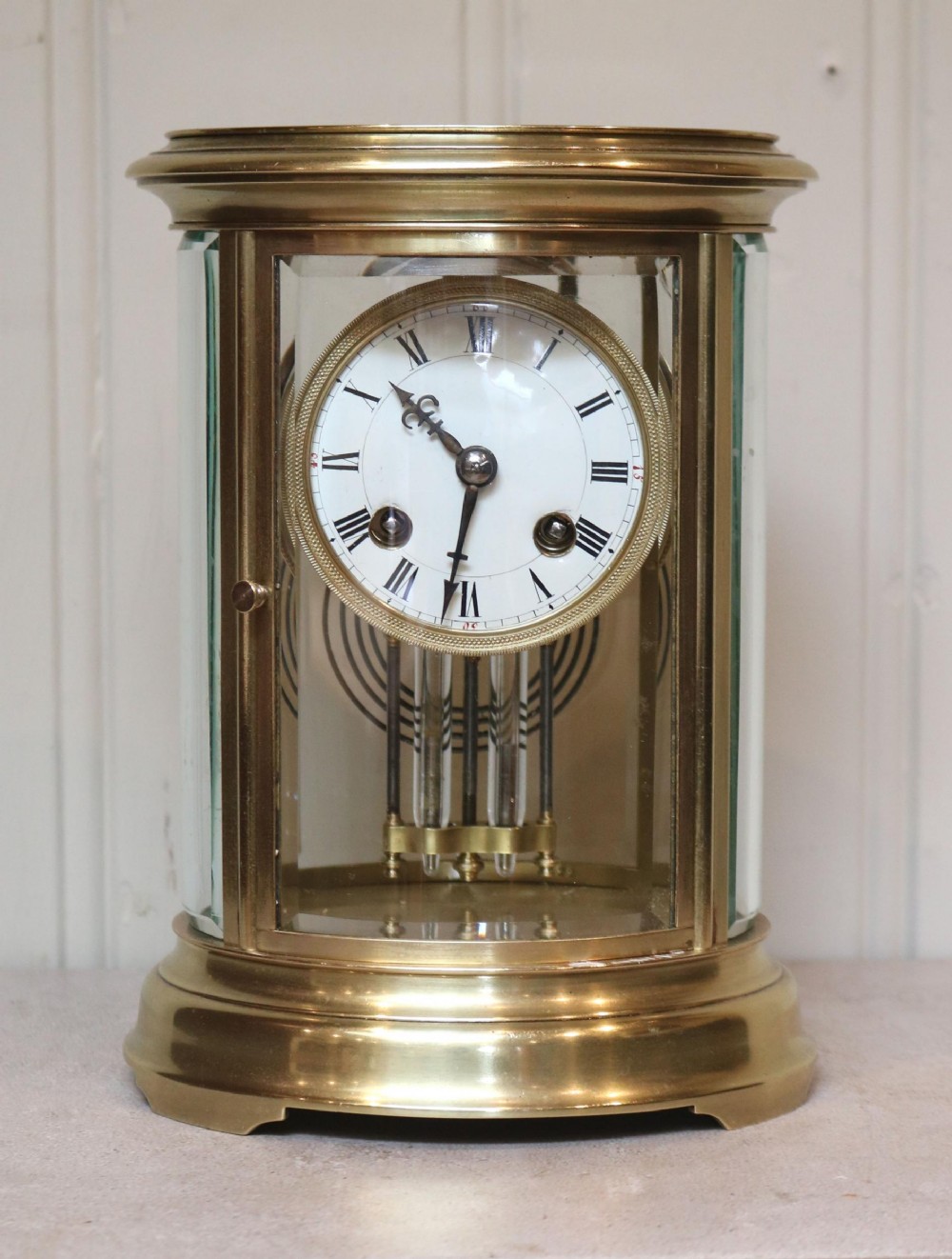 Small Oval Four Glass Clock