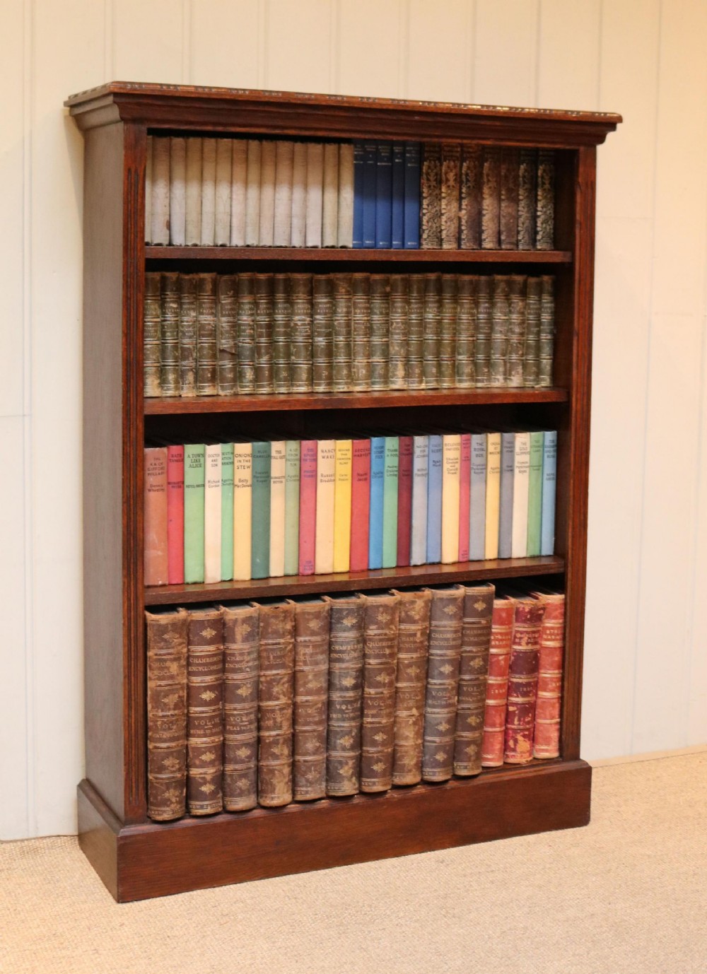 Oak Open Bookcase