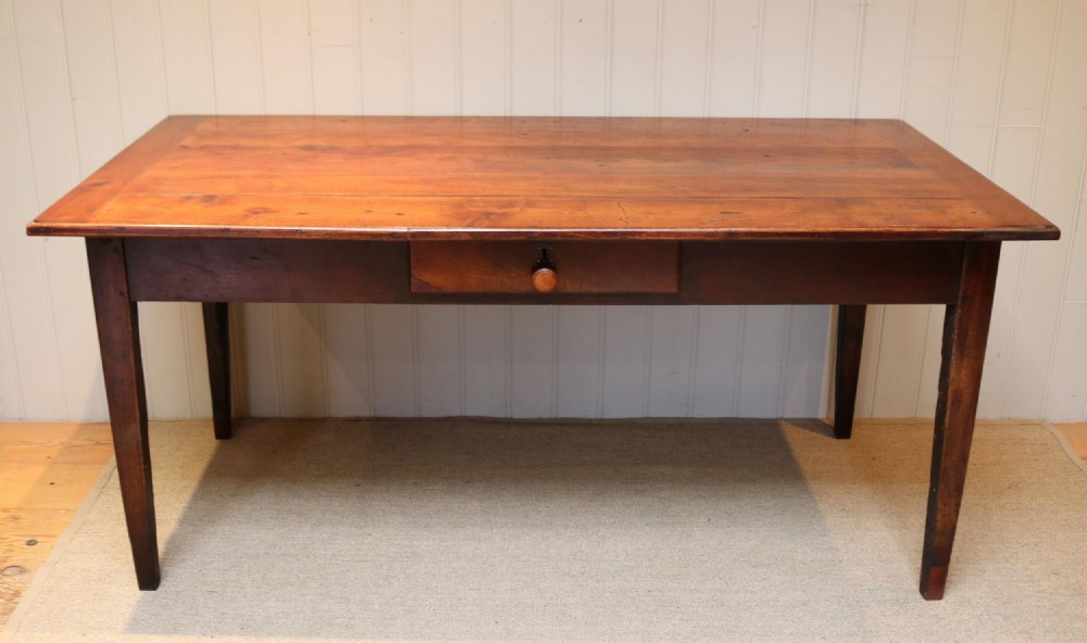French Cherry Wood Farmhouse Table