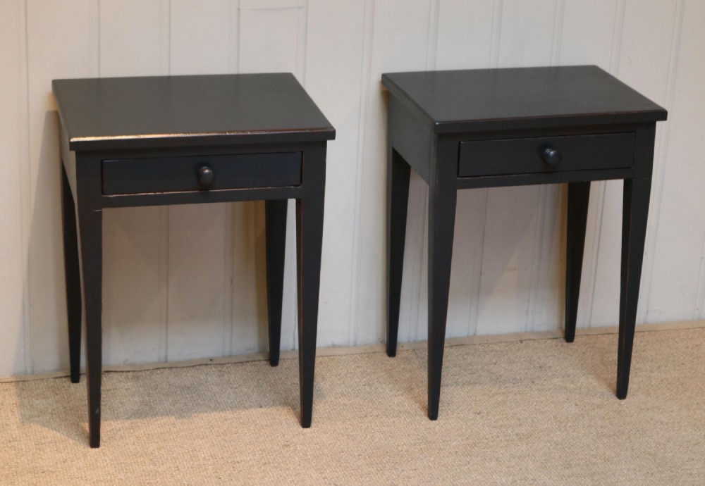 Pair Of Edwardian Painted Tables