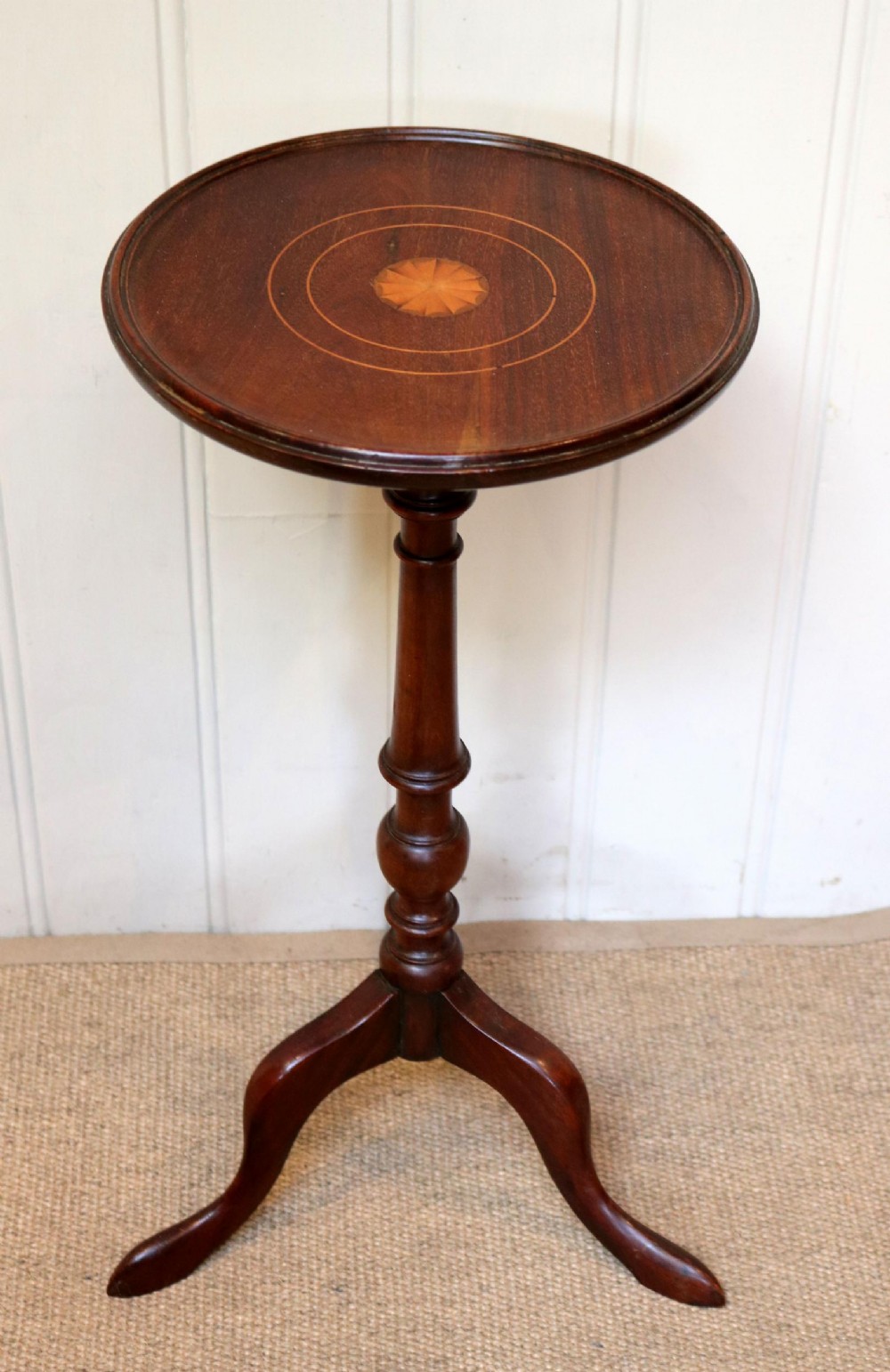 Inlaid Mahogany Wine Table