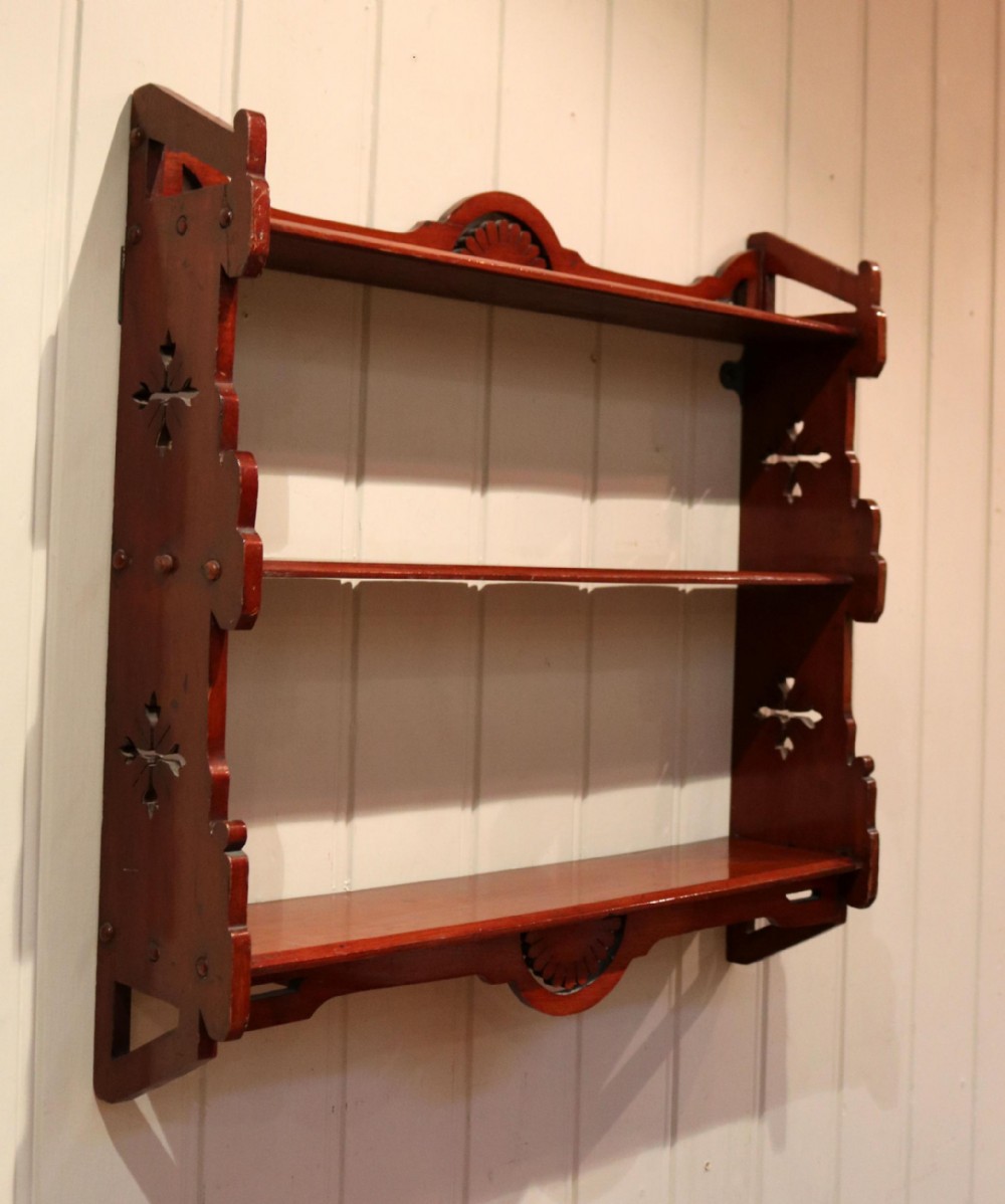 Walnut Wall Shelves