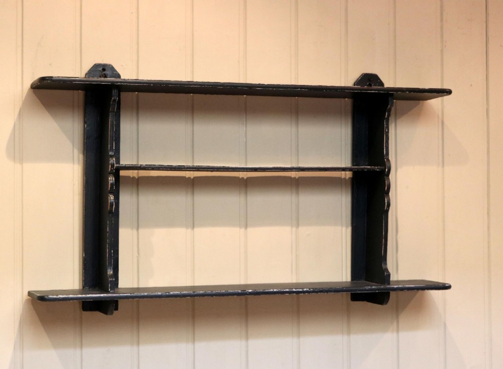 Rustic French Painted Wall Shelves