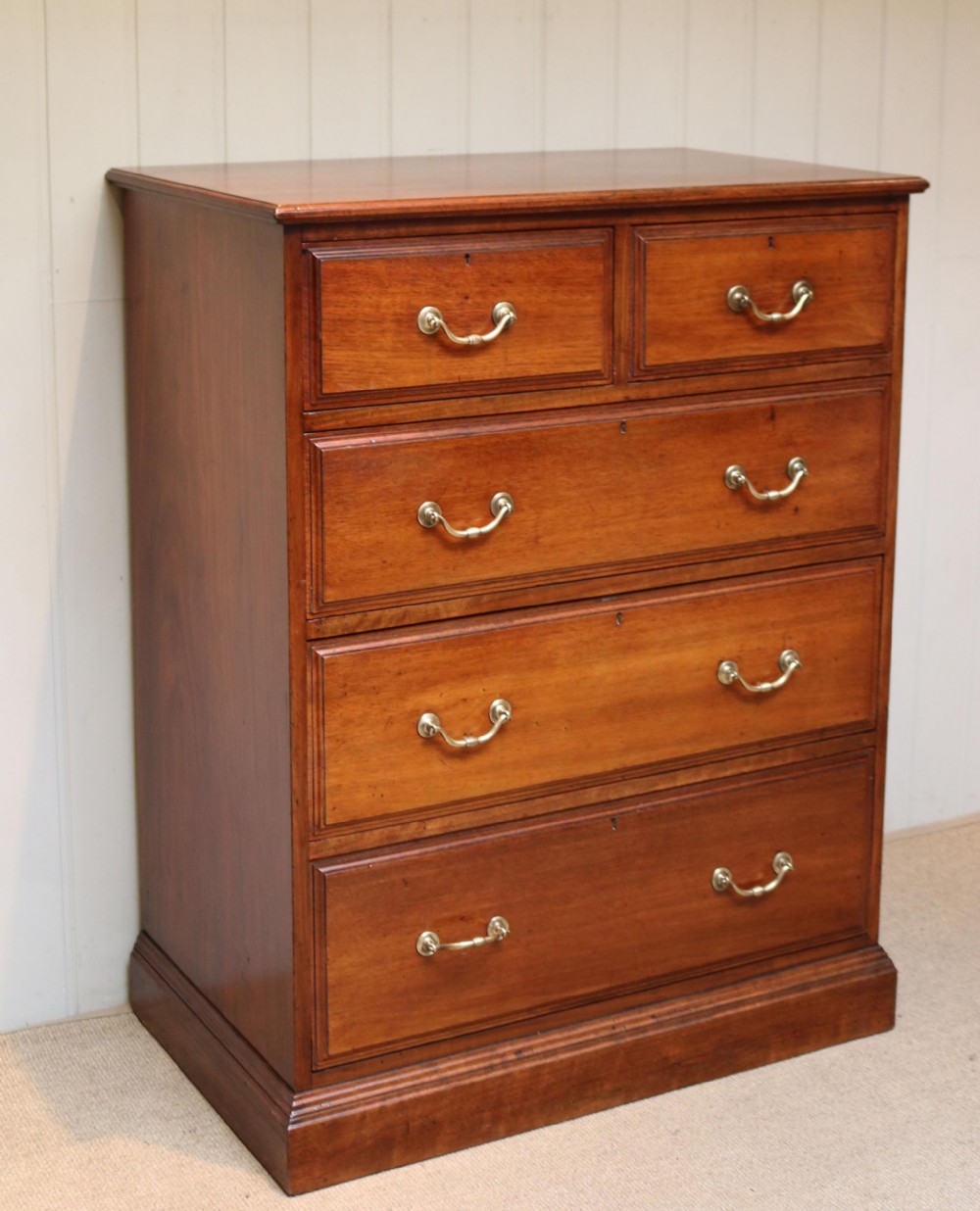 Late 19th Century Walnut Chest Of Drawers