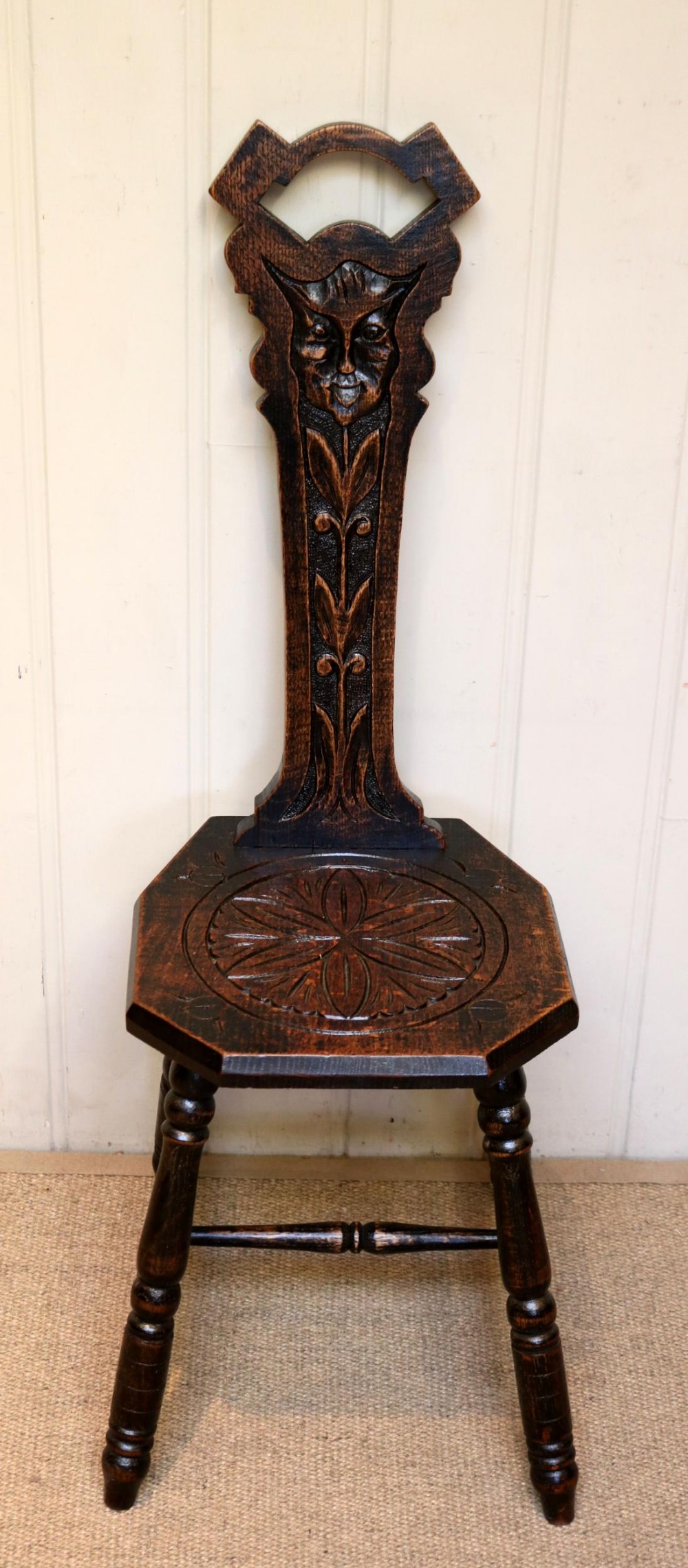 Oak Spinning Chair