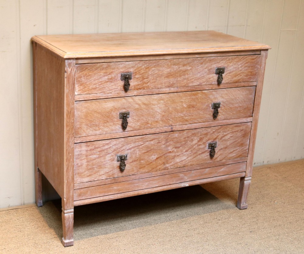 Limed Oak Chest Of Drawers