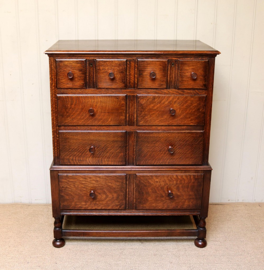 Solid Oak Chest Of Drawers