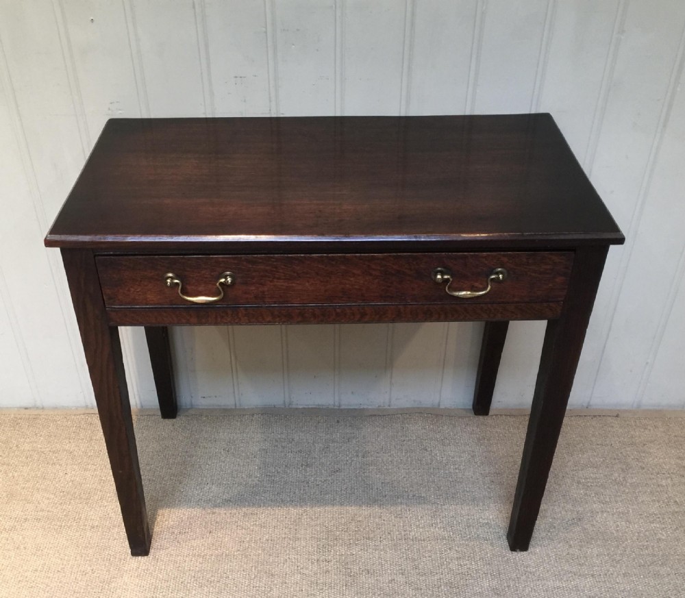 Early 19 th Century Oak Side Table