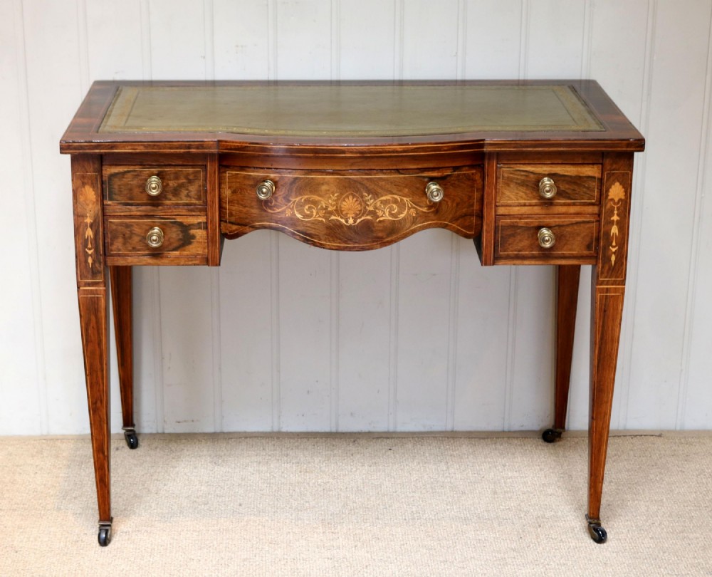 Inlaid Rosewood Writing Desk