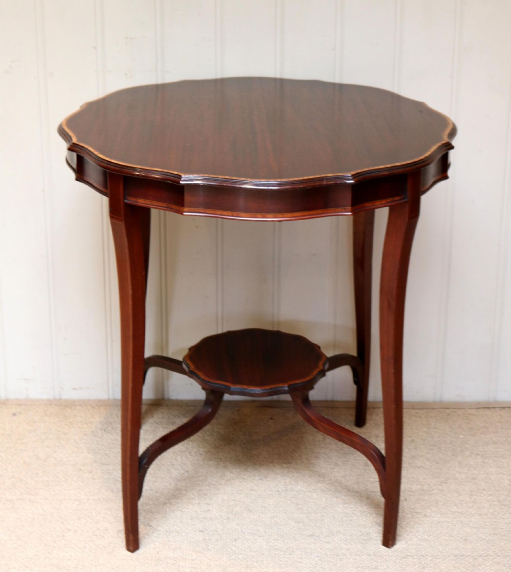 Inlaid Mahogany Circular Table