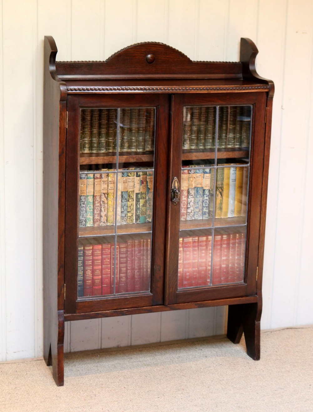 Oak Glazed bookcase