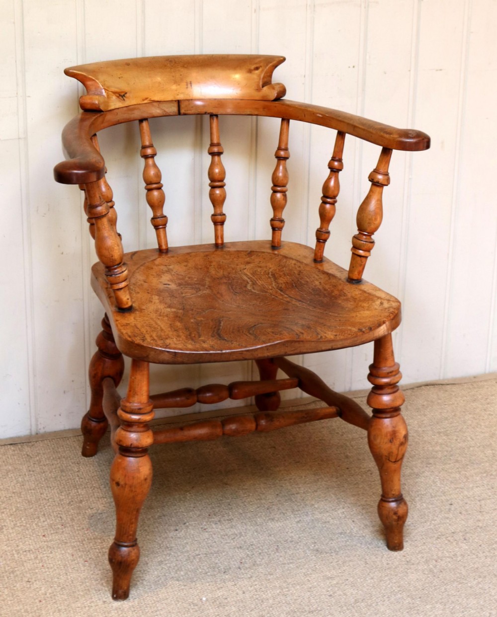 Elm And Beech Smokers Bow Armchair