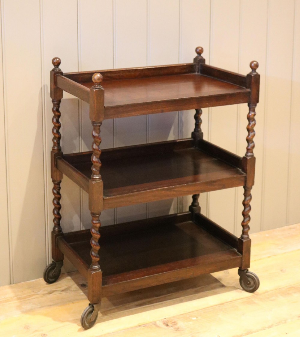 Oak Drinks Trolley