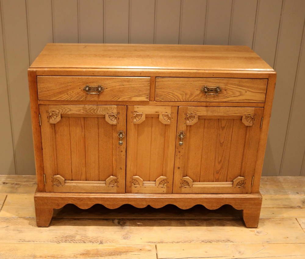 Solid Light Oak Sideboard
