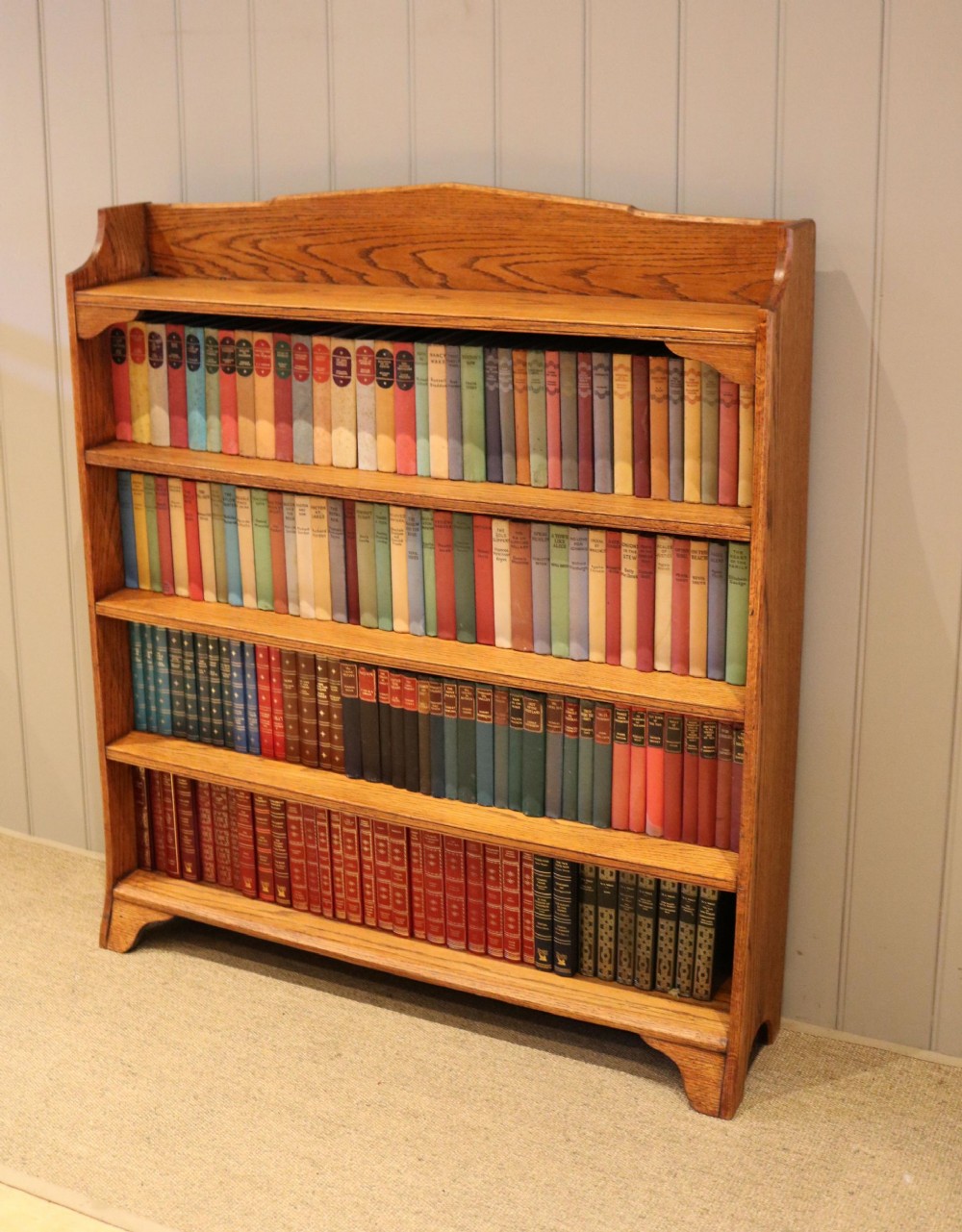 Golden Oak Open Bookcase
