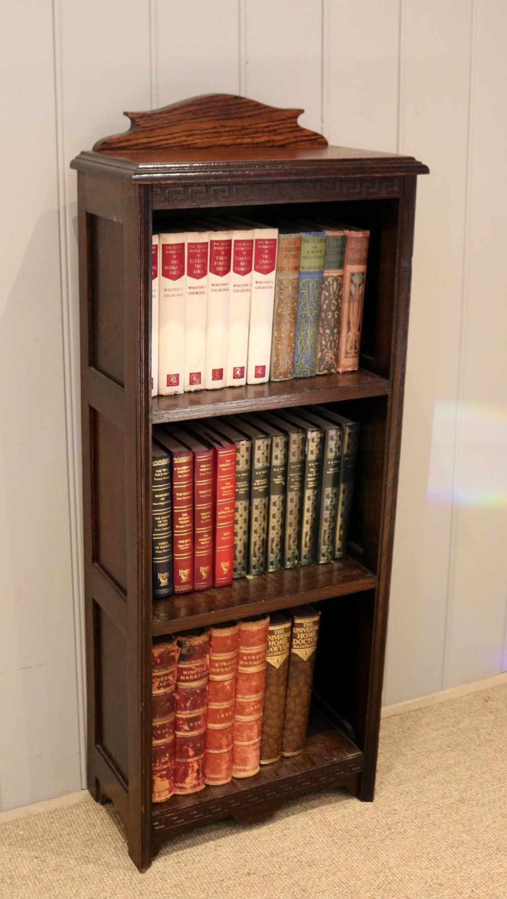 Small Oak Open Bookcase