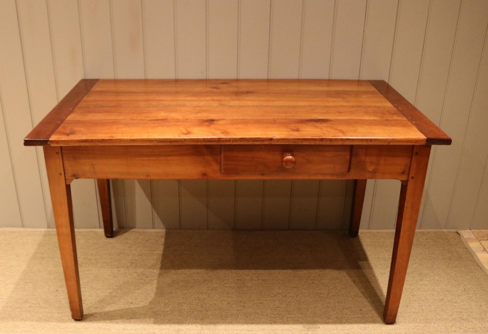 Well Proportioned Cherry Wood Farmhouse Table
