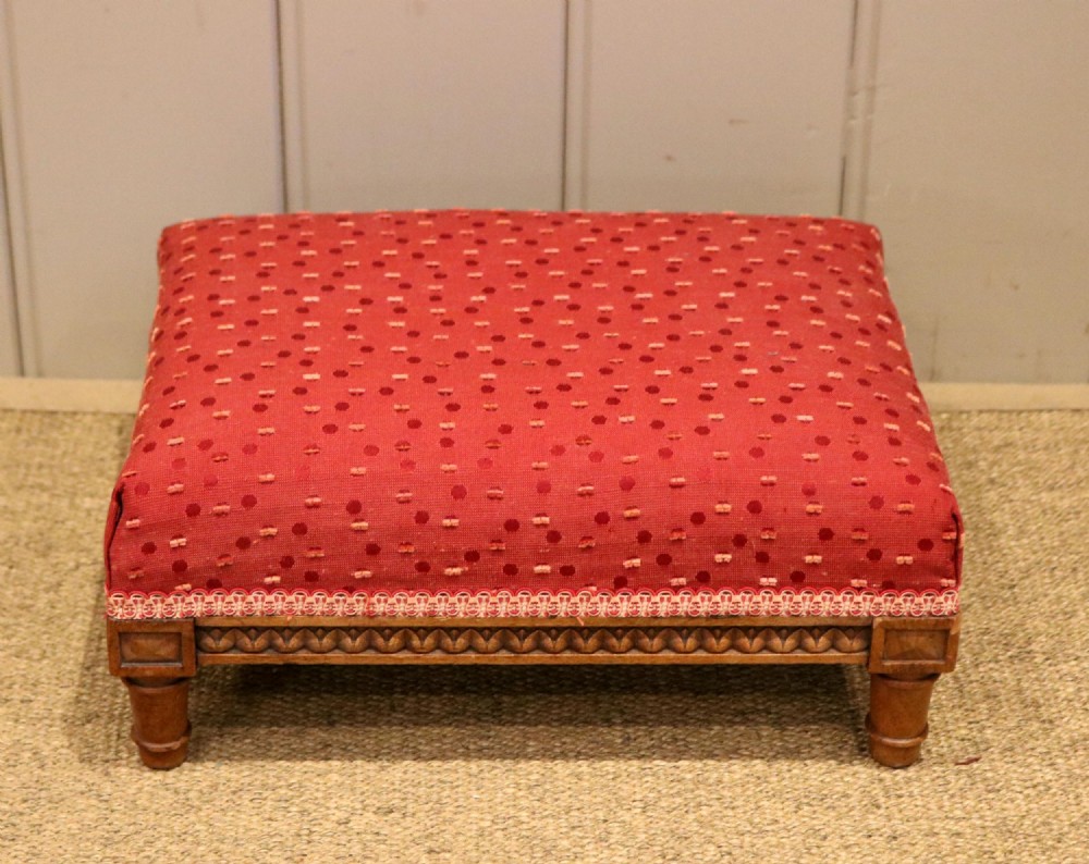Victorian Walnut Footstool
