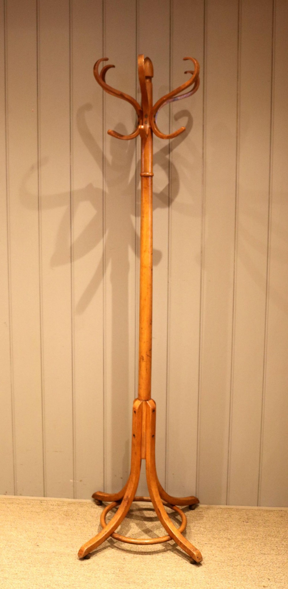 French Beech Bentwood Coat Stand