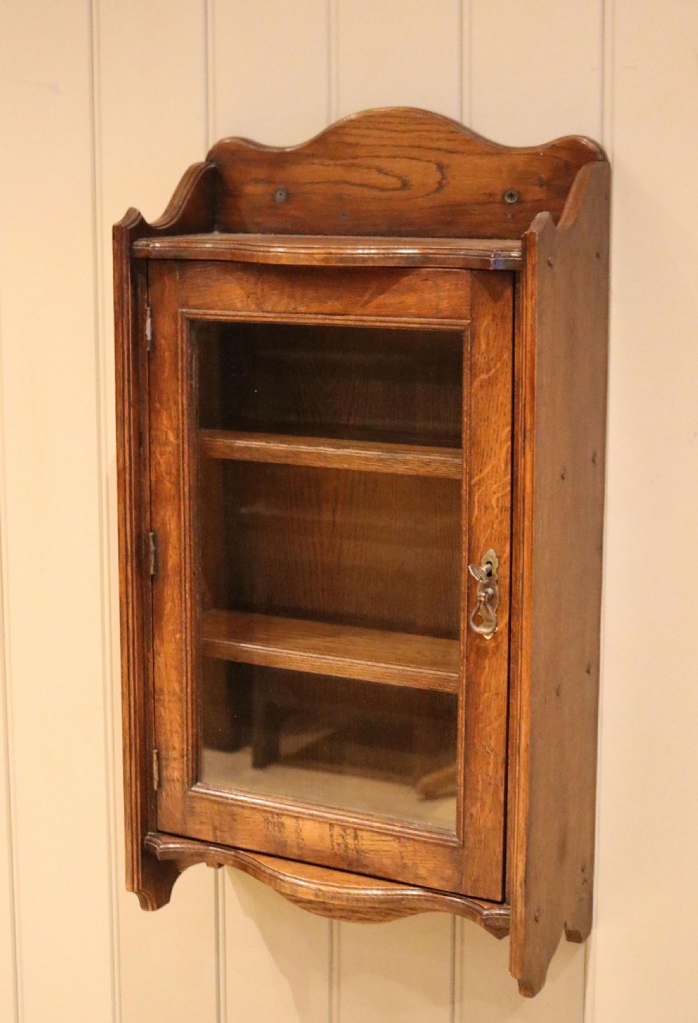 Oak Glazed Wall Cabinet