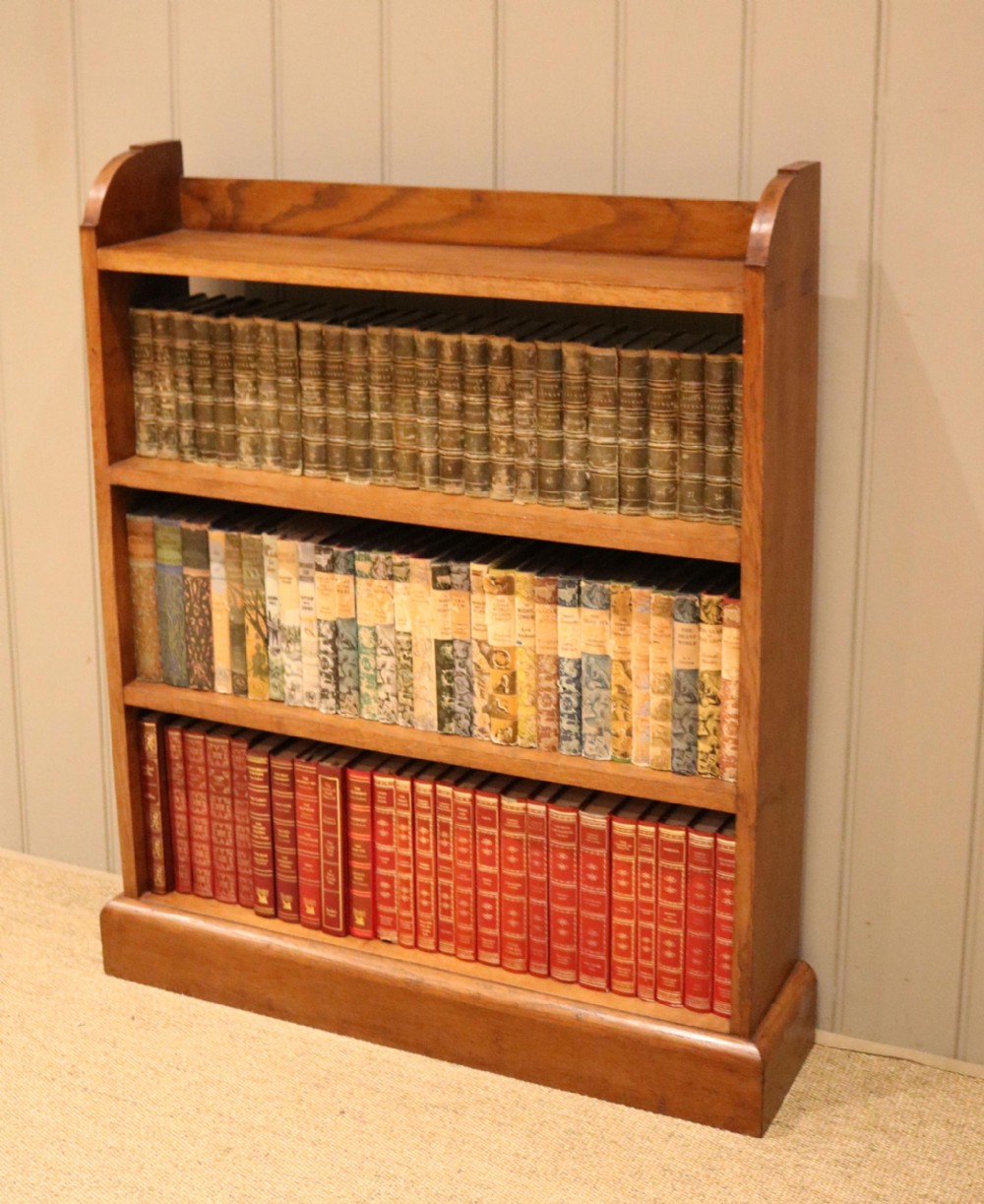 Oak Open Bookcase