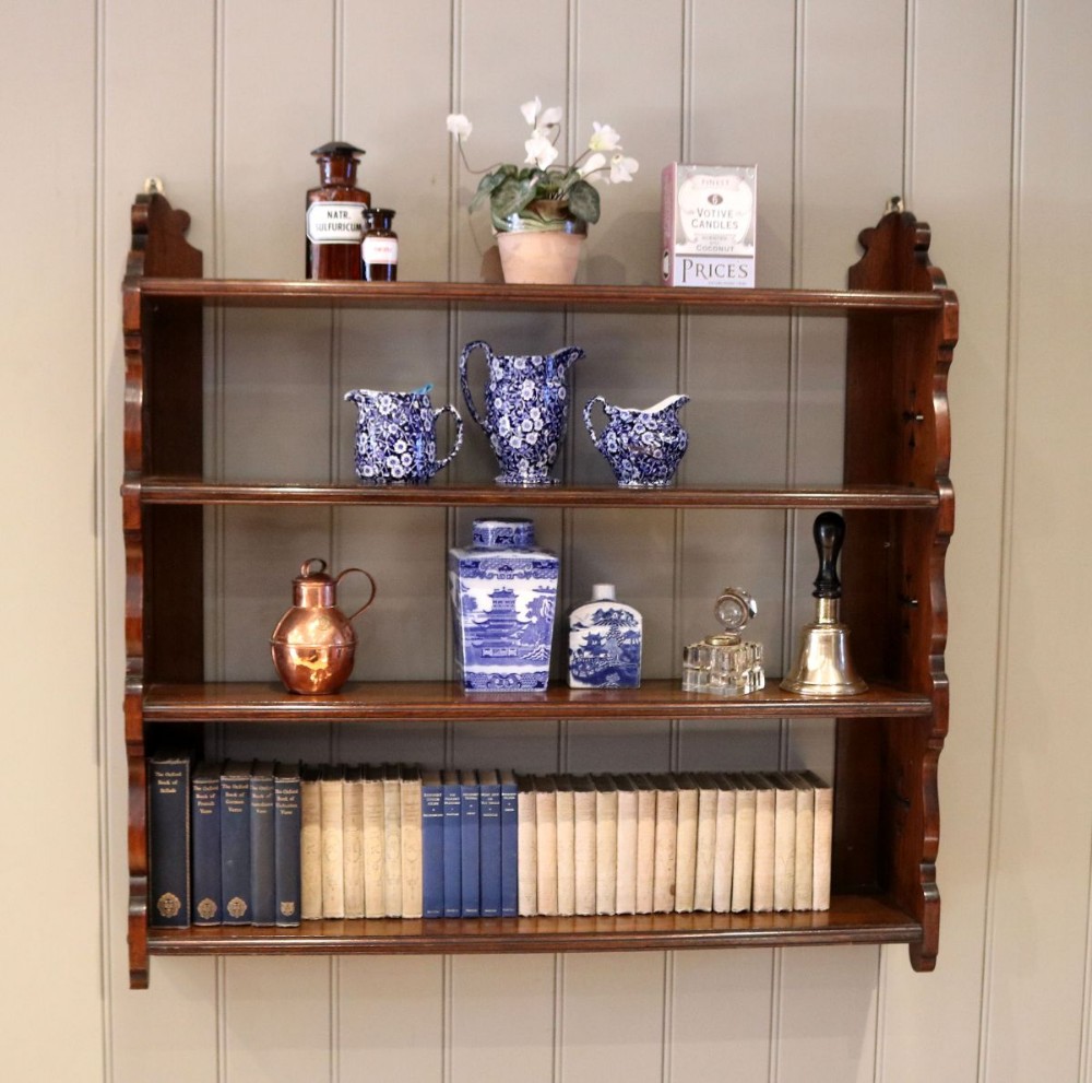 Victorian Walnut Wall Shelves