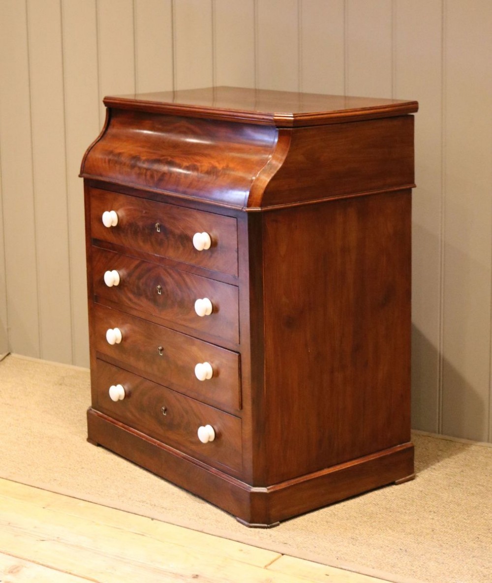 French Mahogany Piano Top Washstand