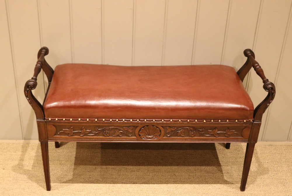 Mahogany Duet Stool