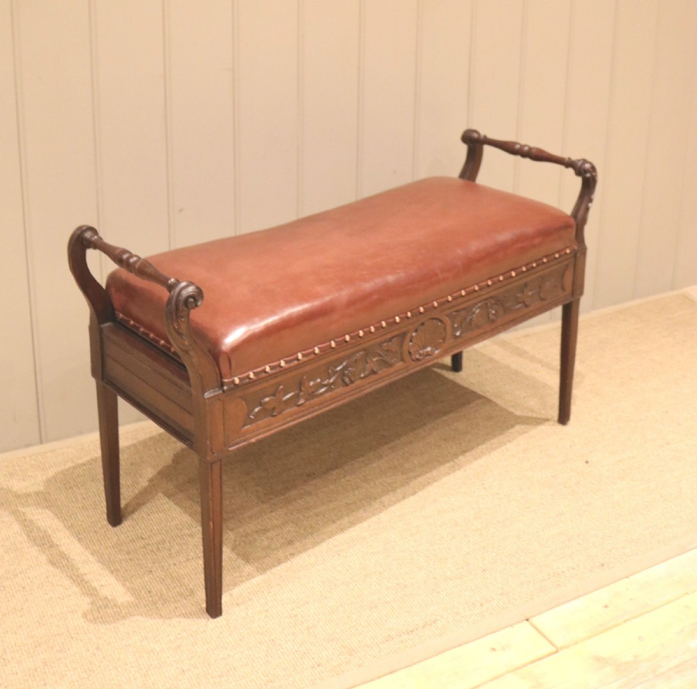 Mahogany Duet Stool View II