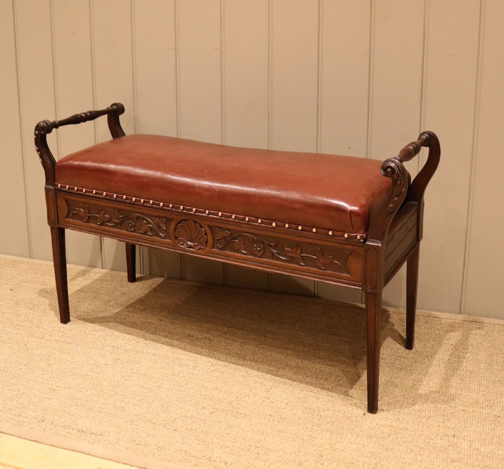Mahogany Duet Stool View III