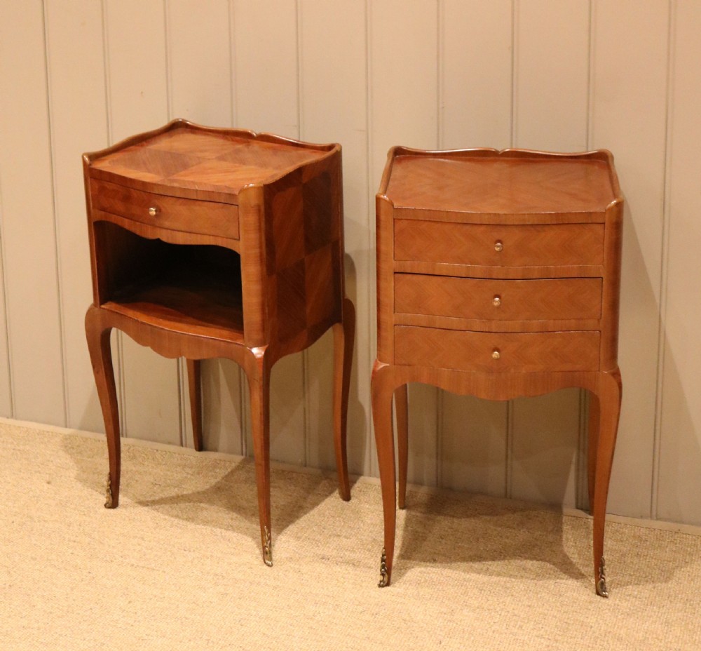 Pair Of Tulipwood Bedside Cabinets View VI