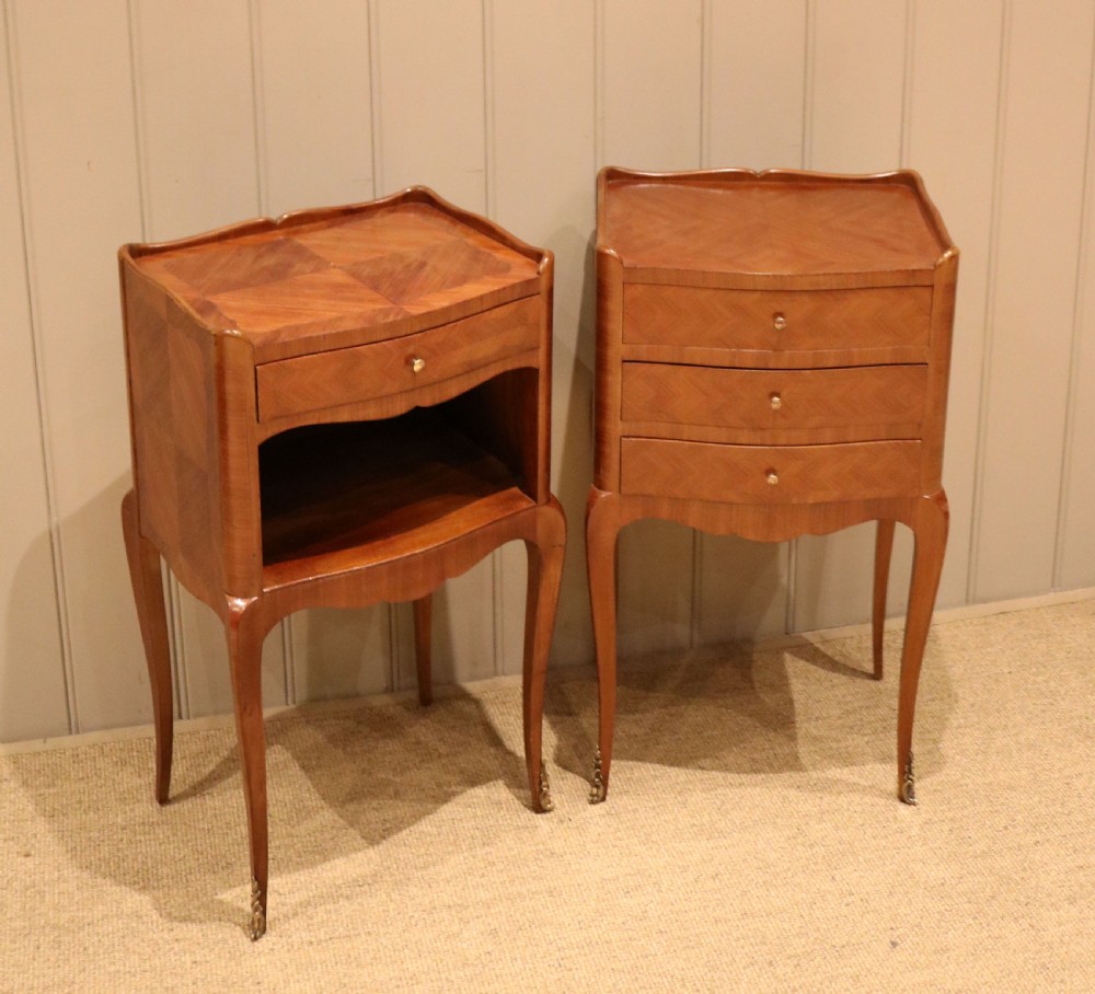 Pair Of Tulipwood Bedside Cabinets View VII