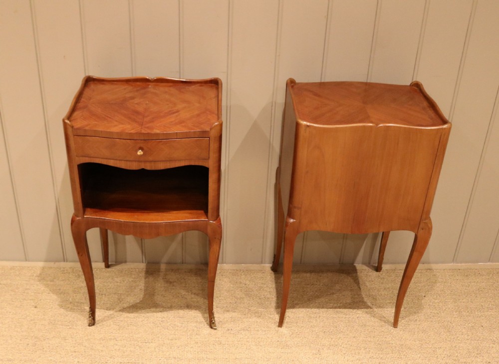 Pair Of Tulipwood Bedside Cabinets View IX