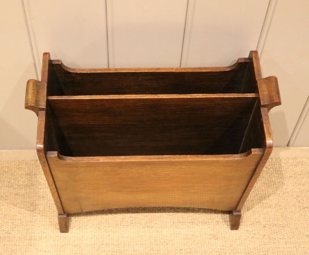 Oak Newspaper Rack View VIII